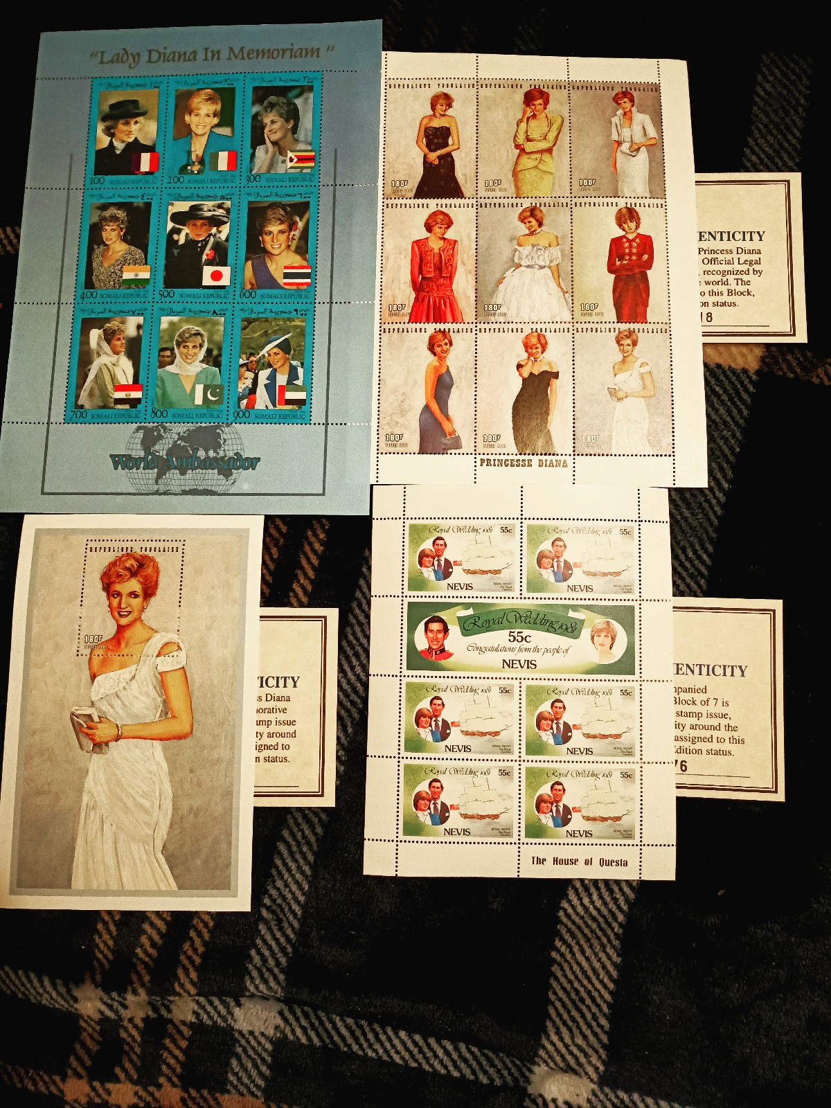 Princess Diana Stamp LOT