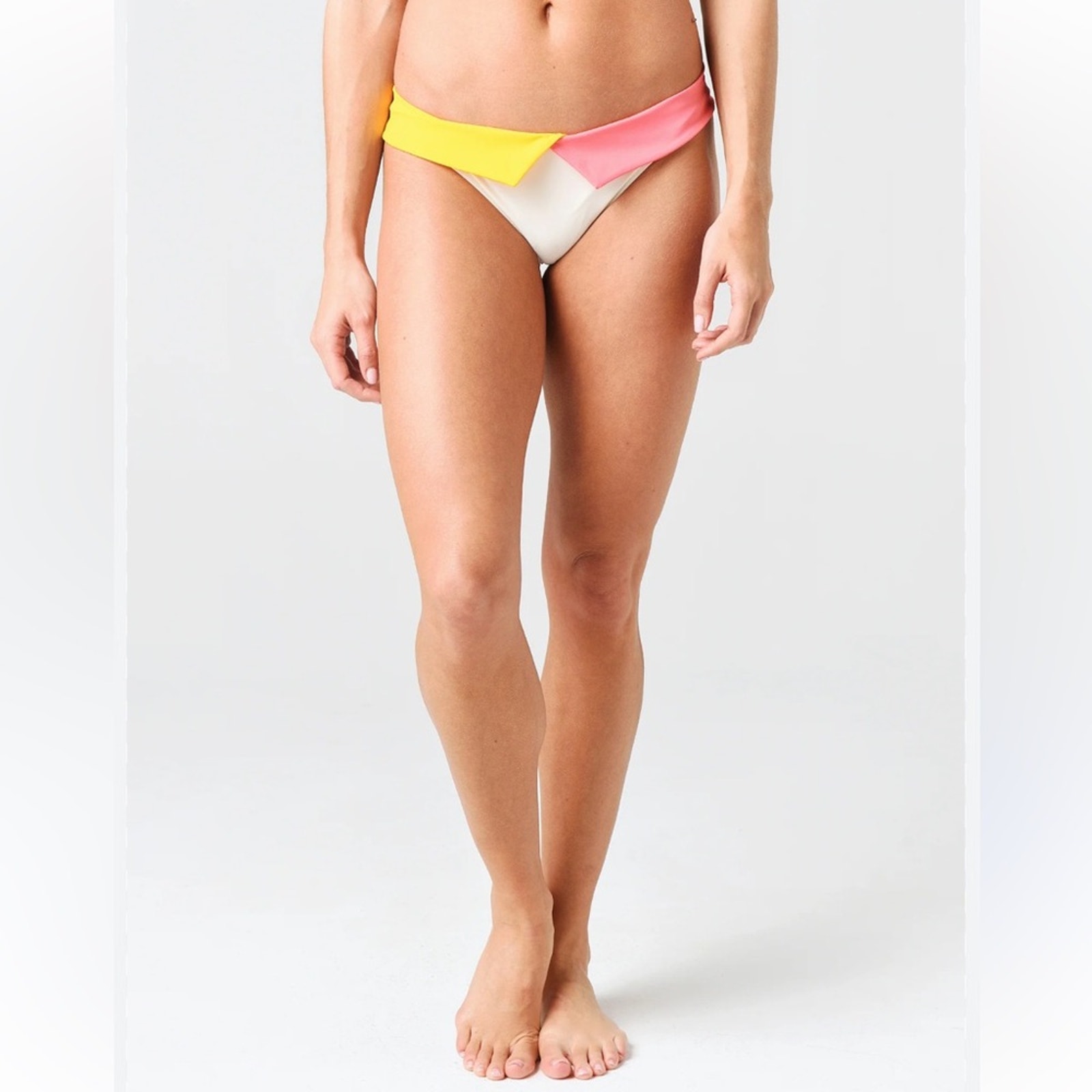 VALIMARE Capri Flap Color Block Bikini Bottoms Size Small
