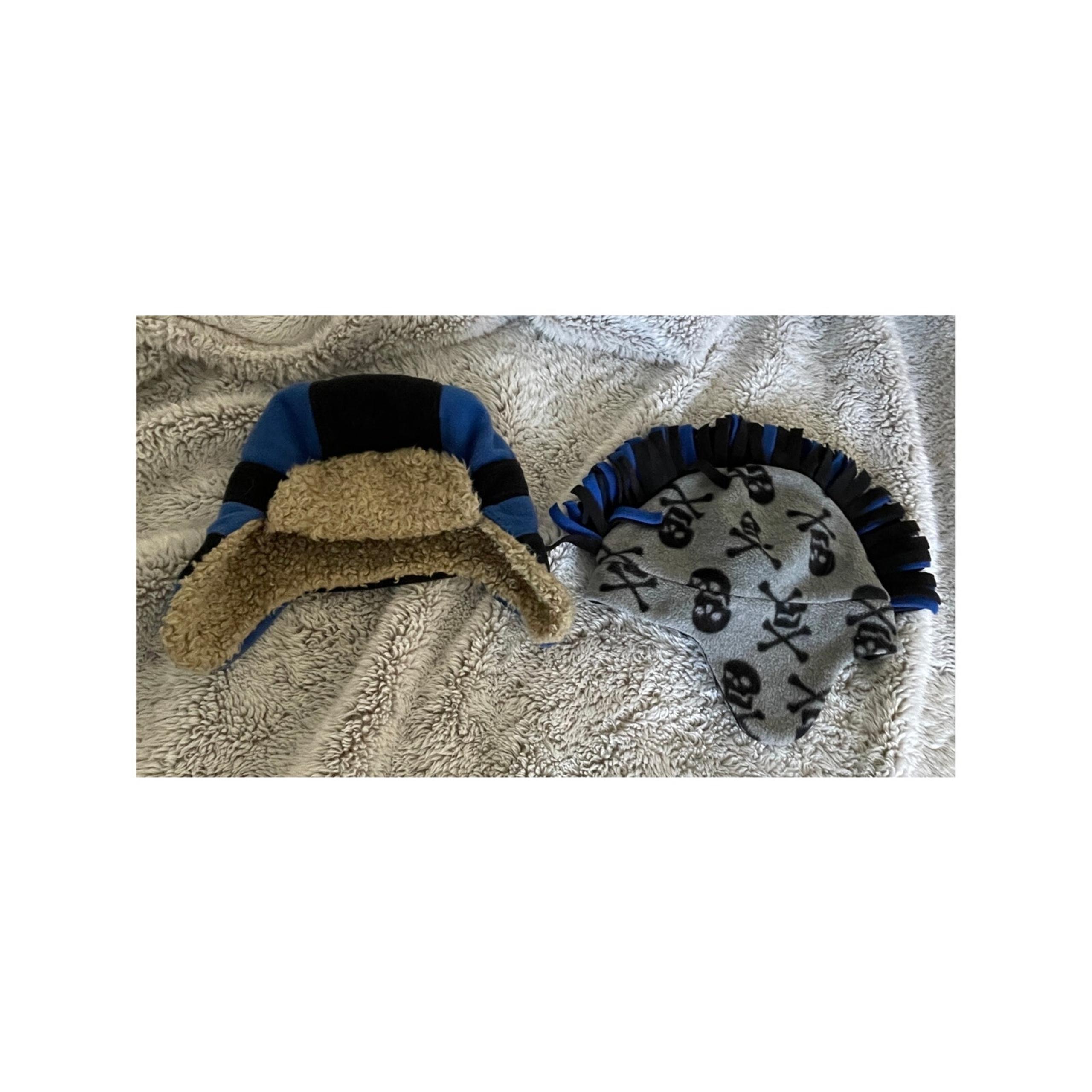Gap Kids Youth Winter Hats Sherpa Lined Ear Flaps Fleece Mohawk Bundle of 2