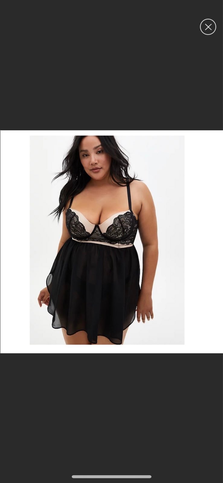 NWT torrid dusty rose babydoll
