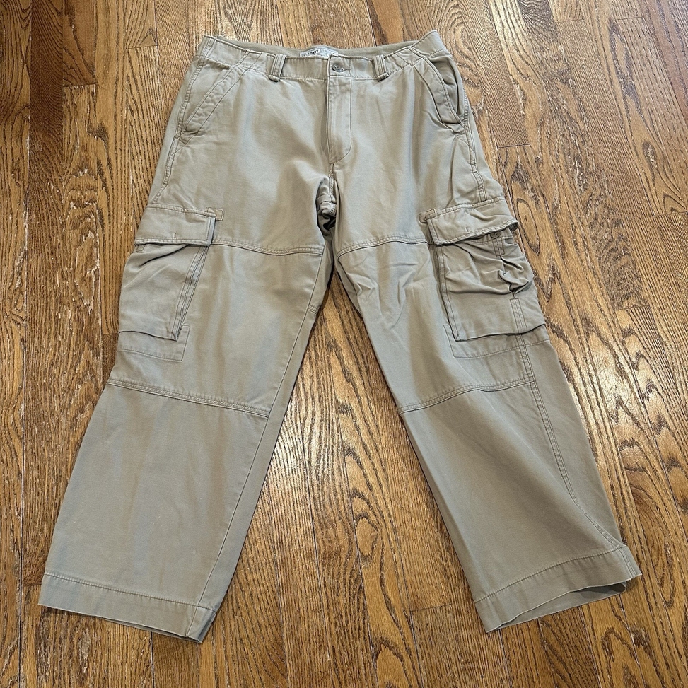 Vintage Old Navy Cargo Surplus Pants Men's 34x30 Y2K Baggy Skater Grunge
