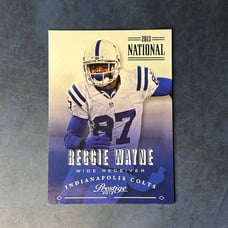 Reggie Wayne 2013 Panini Prestige 2013 National /5 #84 Indianapolis Colts HOF