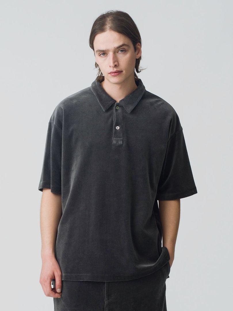 【ロンハーマン】RHC Velour Polo Shirt Ron Herman】RHC Velour Polo Shirt