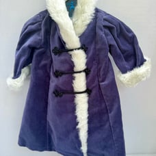 Retired Samantha's Holiday coat Blue