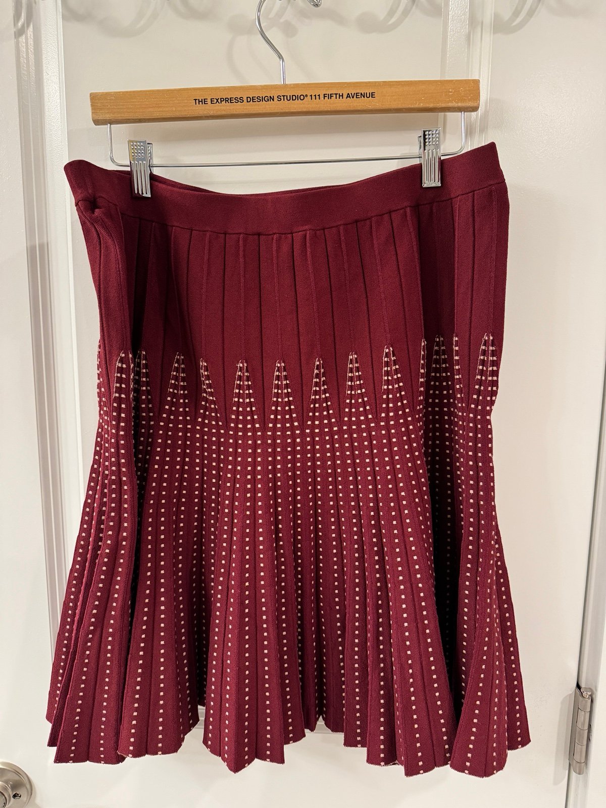 Anthropologie Maroon Skirt | XL