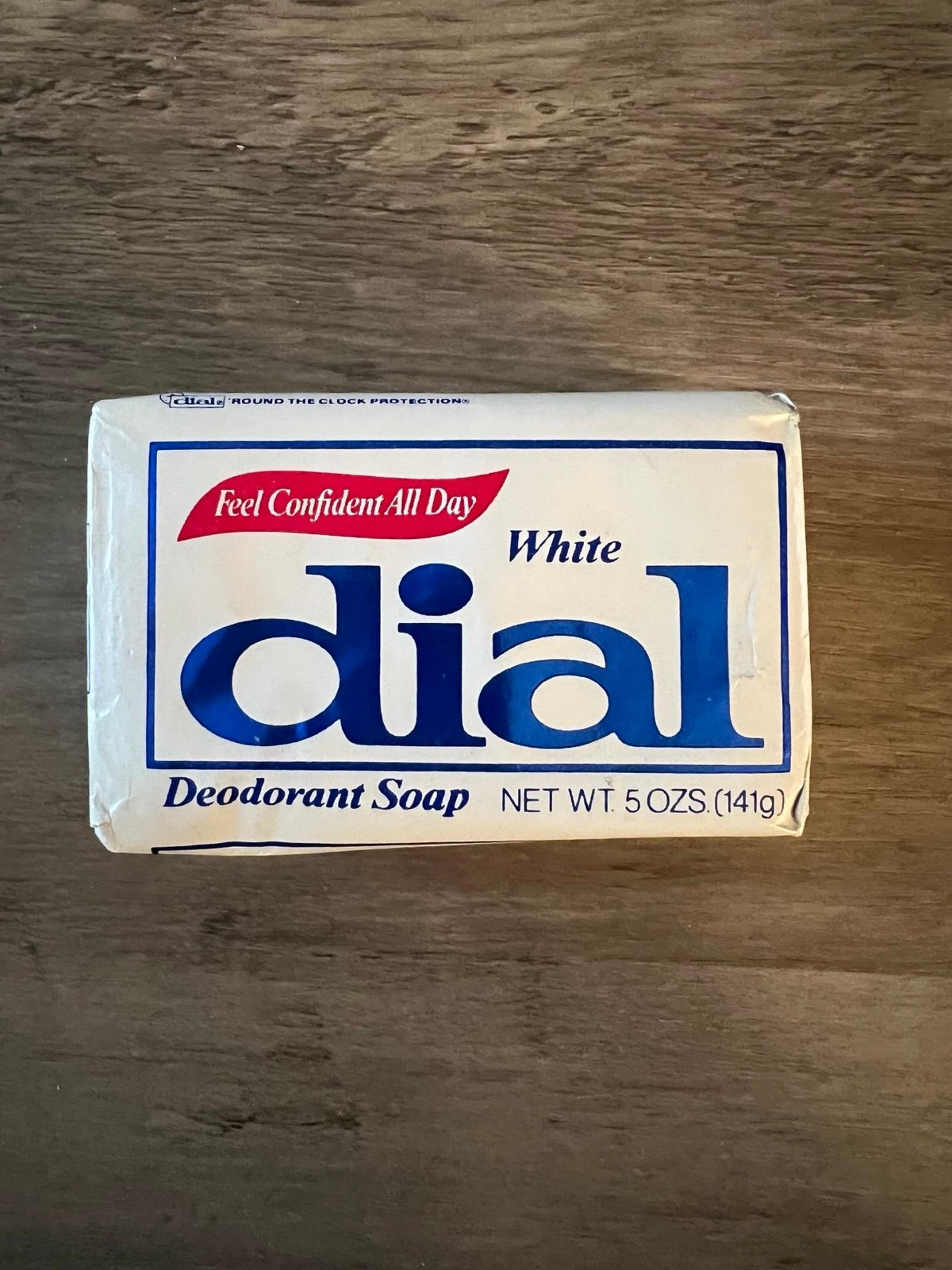 Vintage White Dial Deodorant Soap 5 oz Bar New, Sealed