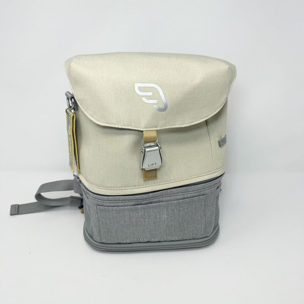 STOKKE Jet kids CREW Backpack Jetkids Expandable White/gray Ages 2-7