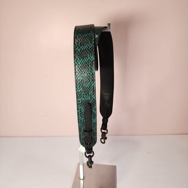 NWT COACH 89324 Novelty Strap In Genuine Snakeskin