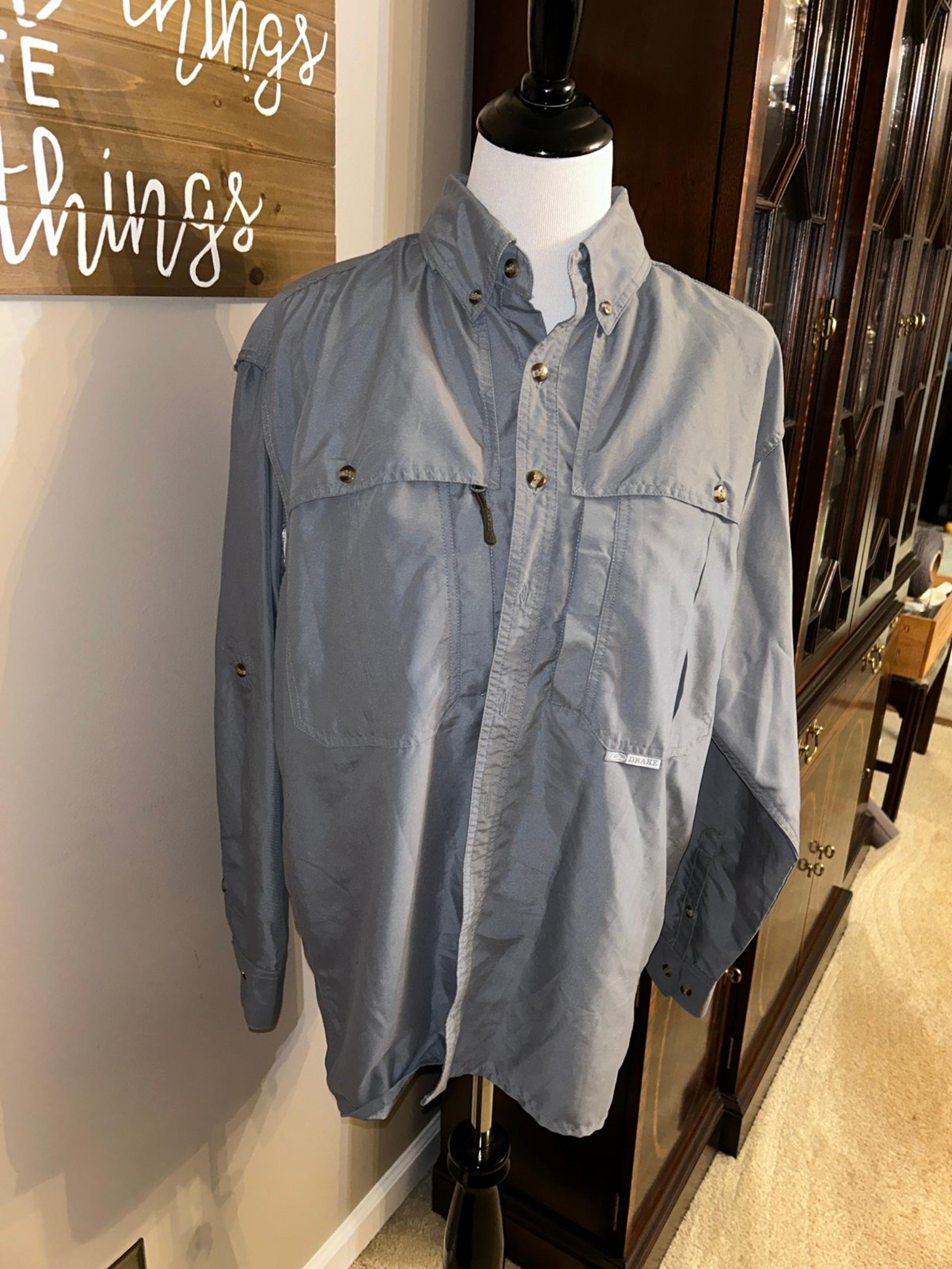 Mens Drake Button Front Sz Small S7