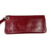 HOBO International Vida Crimson Garnet Red Leather Wristlet Clutch Wallet