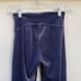 SPANX Women's Velvet Leggings in Blue/Silver Size XS