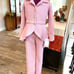 Pageant Interview Suit Pink Tweed Suit Jacket Pants Suit Pageant Suit