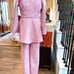 Pageant Interview Suit Pink Tweed Suit Jacket Pants Suit Pageant Suit