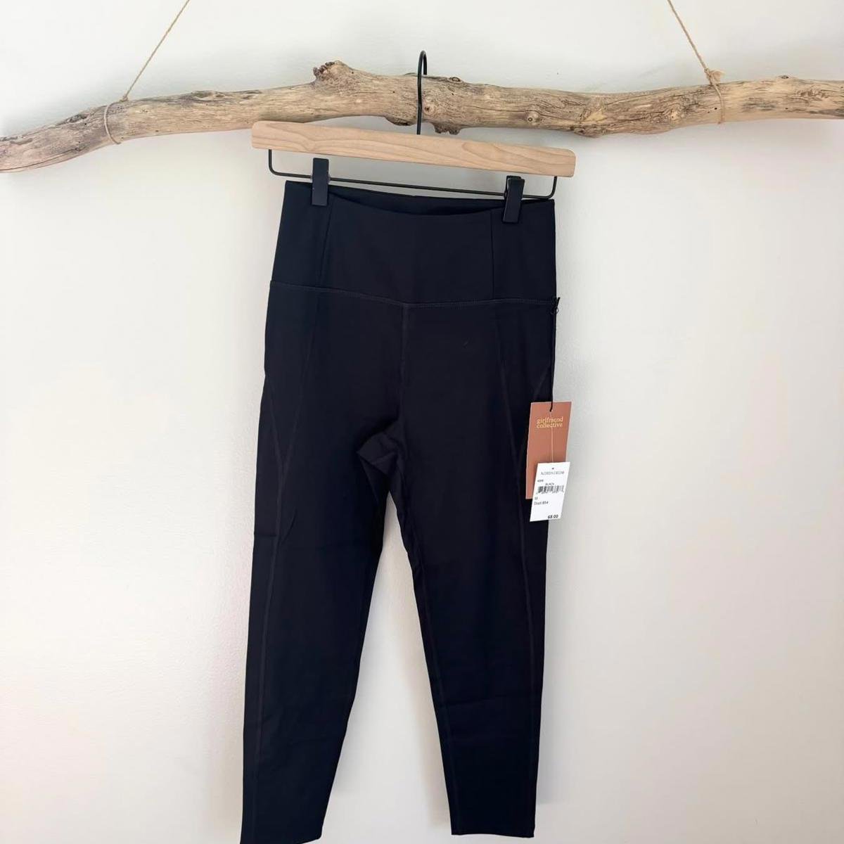 Girlfriend Collective Black High-Waisted Leggings
