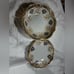 Vintage 1920s German Lustreware Serving Bowl - Floral Gold Trim from Bavaria