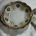 Vintage 1920s German Lustreware Serving Bowl - Floral Gold Trim from Bavaria