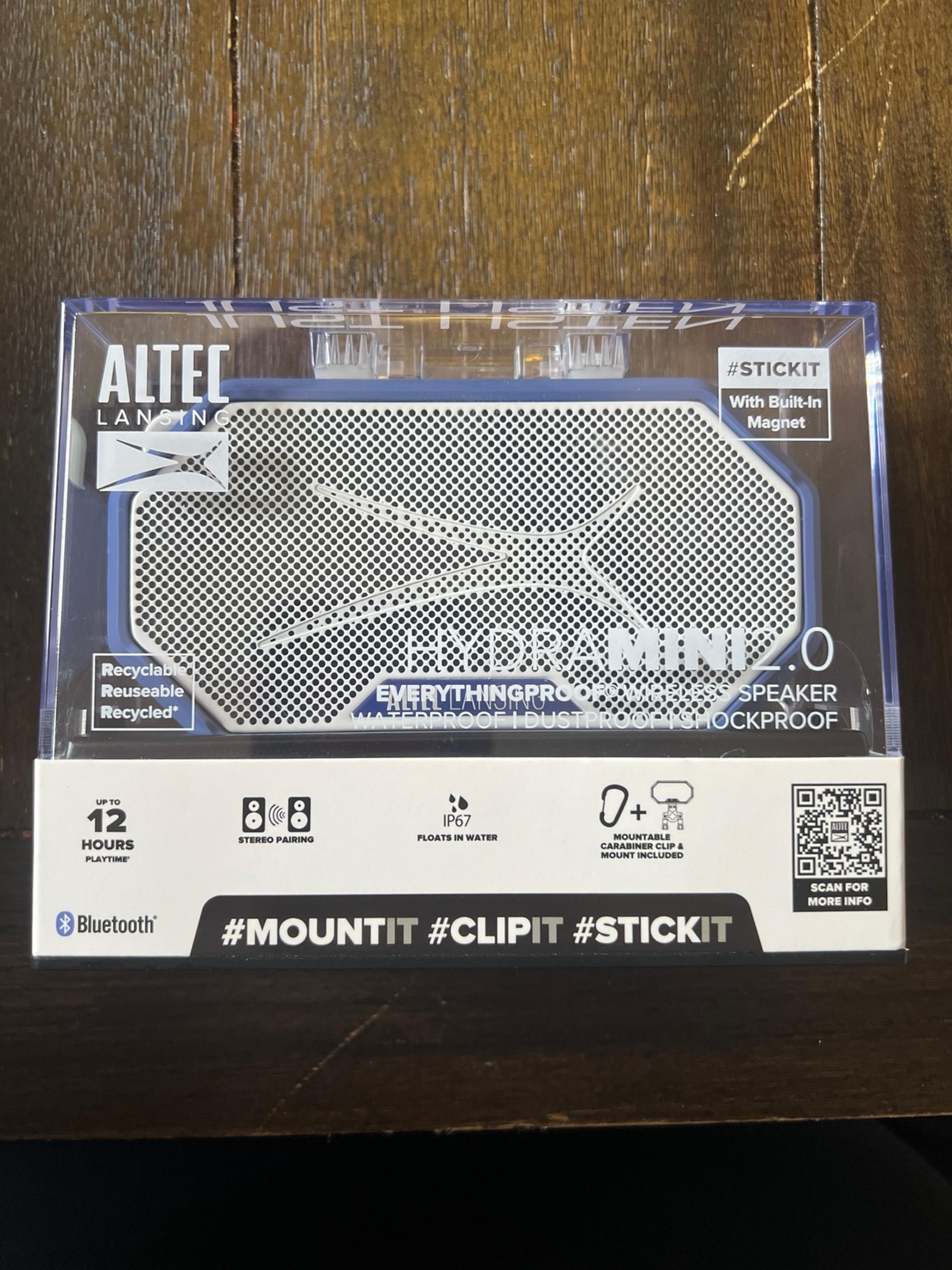 Altec Lansing portable Bluetooth speaker hydra mini 2.0 brand new