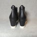 Linea Paolo Womens Boot 12 Black Leather Hidden Wedge Heel Bootie Ankle Sneakers