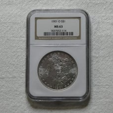NGC 1901-O Morgan Silver Dollar MS 63