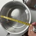 All clad D5 copper core stainless steel stock pan 3qt with lid