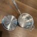 All clad D5 copper core stainless steel stock pan 3qt with lid