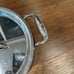 All clad D5 copper core stainless steel stock pan 3qt with lid