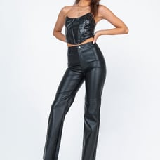Princess Polly Macey Faux Leather Pants
