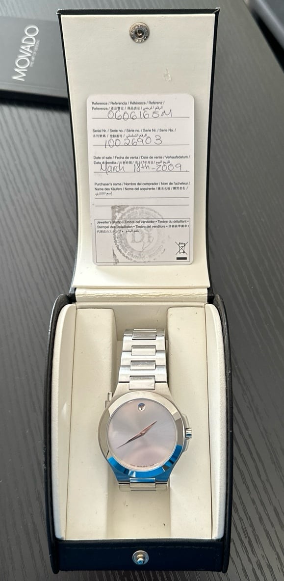 Genuine Movado Watch