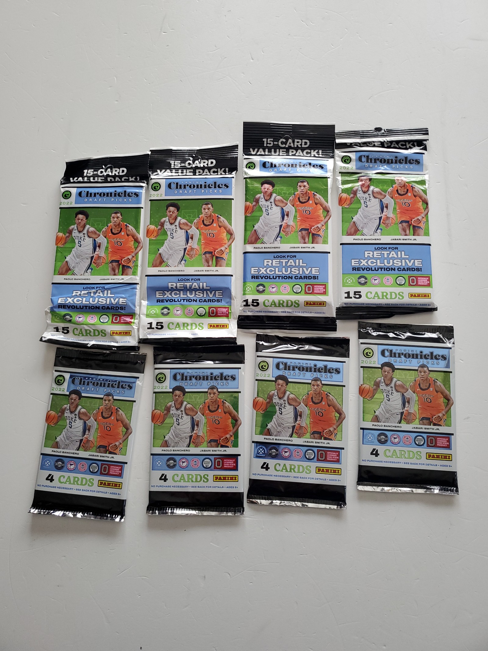 Panini Chronicles 2022 draft picks card lot