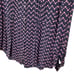 Maeve Polka Dot Long Sleeve Top Navy Pink Sz M EUC