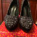 Tory Burch Tweed & Suede Platform Pump