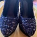 Tory Burch Tweed & Suede Platform Pump