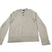 J. Crew Button Henley Tan Beige Lambswool Sweater Men's Size S Preppy Wool blend