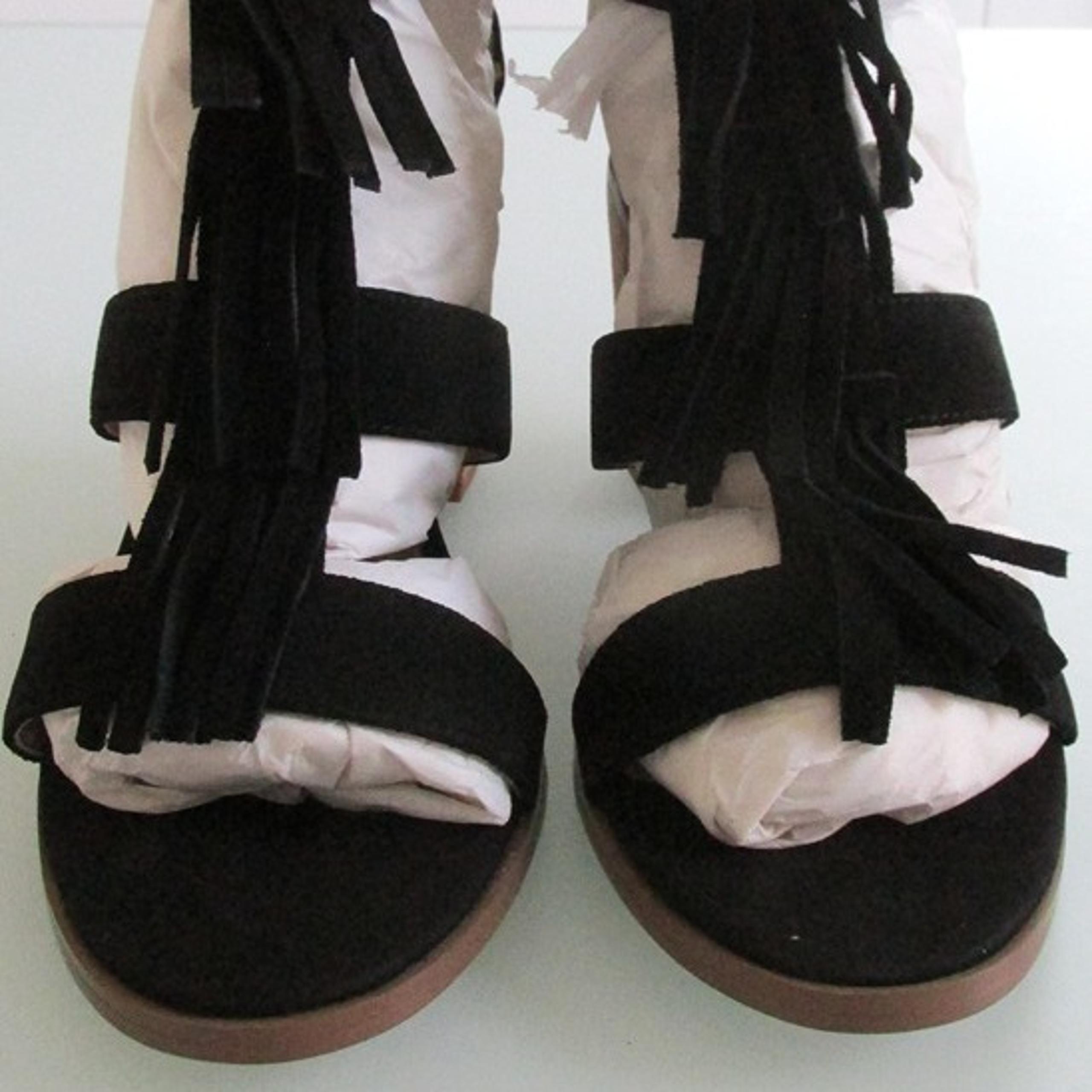 Sole Society New Suede Fringed Open Toe Heels Size 8 M