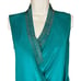 Gucci Green Silk Beaded Sleeveless Blouse Size 36/38