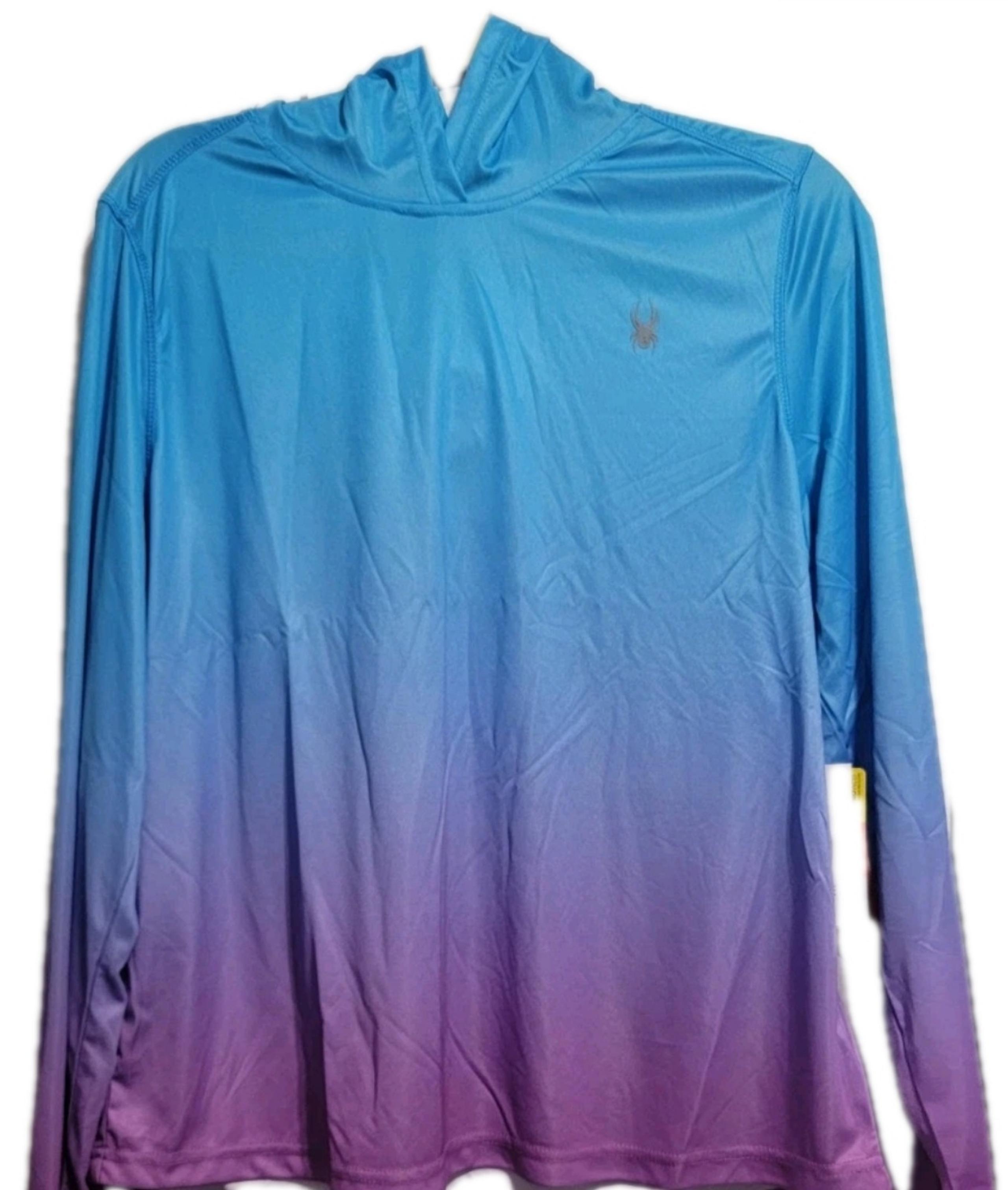 Spyder Women's Long Sleeve Hoodie Aqua Haze XL
