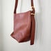 NWT Madewell Essential Mini Bucket Tote Leather Warm Cinnamon