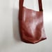 NWT Madewell Essential Mini Bucket Tote Leather Warm Cinnamon