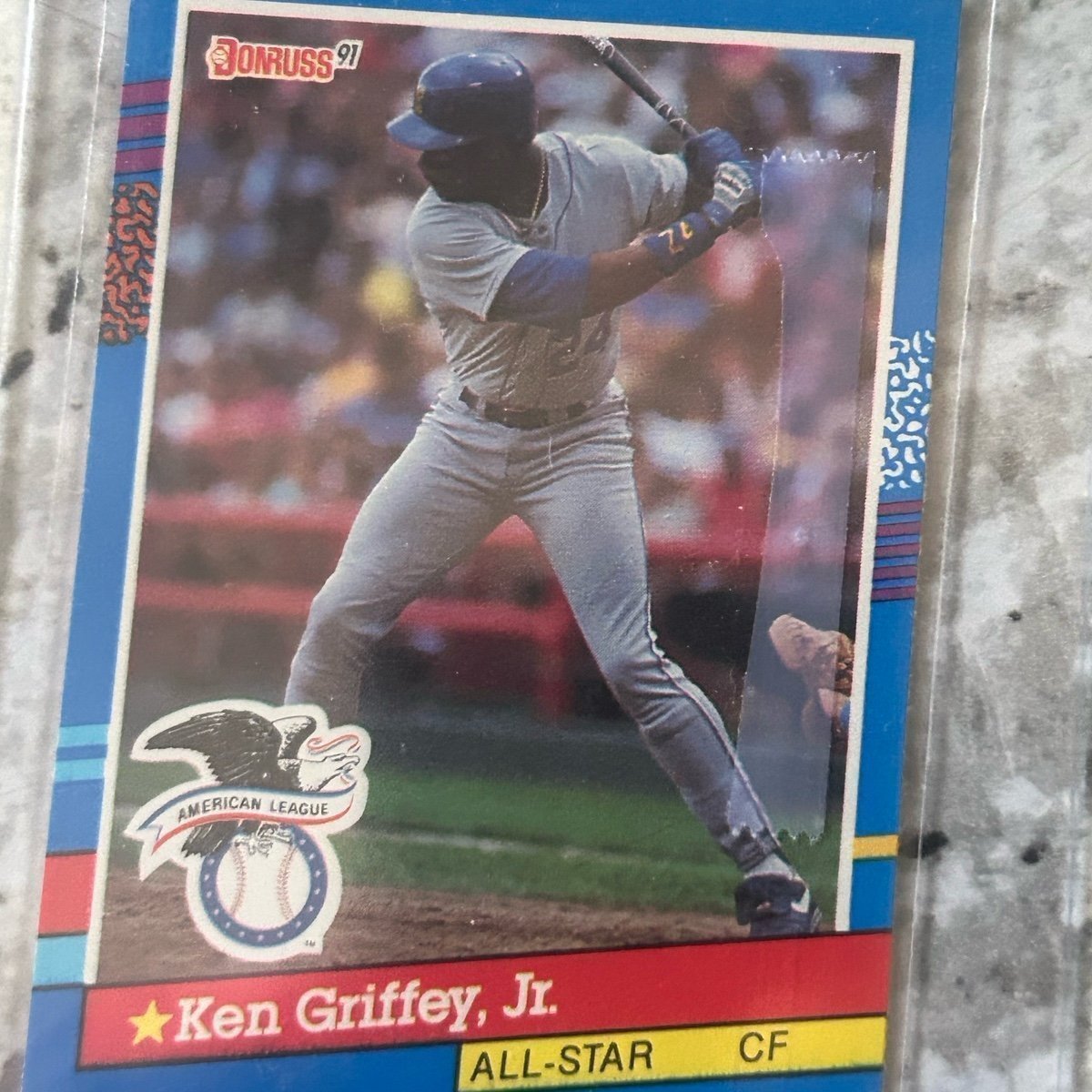 1991 Donruss Ken Griffey Jr Error Card #49