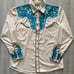 Scully Scroll Tooled Long Sleeve Western Pearl Snap