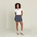 Gold Hinge Navy Tiered Pleated Tennis Skirt Size S