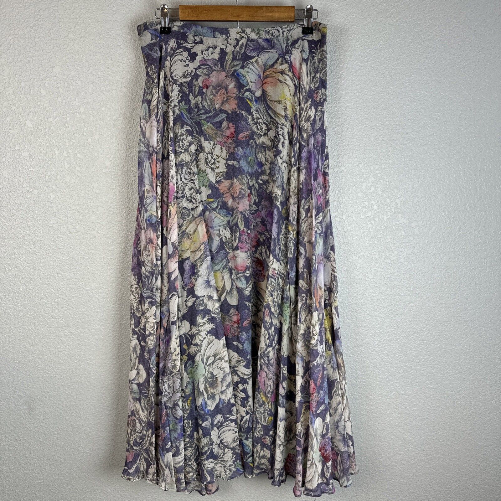 miele floral midi skirt
