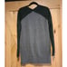 Yoon Size XS Anthropologie V Neck Sweater Black Gray Cashmere Blend Hi Low Hem