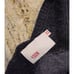 Yoon Size XS Anthropologie V Neck Sweater Black Gray Cashmere Blend Hi Low Hem