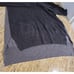 Yoon Size XS Anthropologie V Neck Sweater Black Gray Cashmere Blend Hi Low Hem