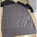 Yoon Size XS Anthropologie V Neck Sweater Black Gray Cashmere Blend Hi Low Hem