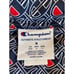 Champion Allover Logo Blue Zip Up Track Jacket Size Medium. Worn On TV Show.