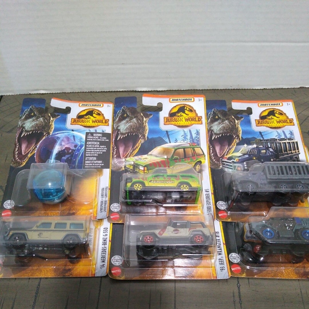 the most fashionable 2022 Matchbox Jurassic World Dominion Jurassic Park Set of 6 Toys & Collectibles the most fashionable 2022 Matchbox Jurassic World Dominion Jurassic Park Set of 6 Toys & Collectibles