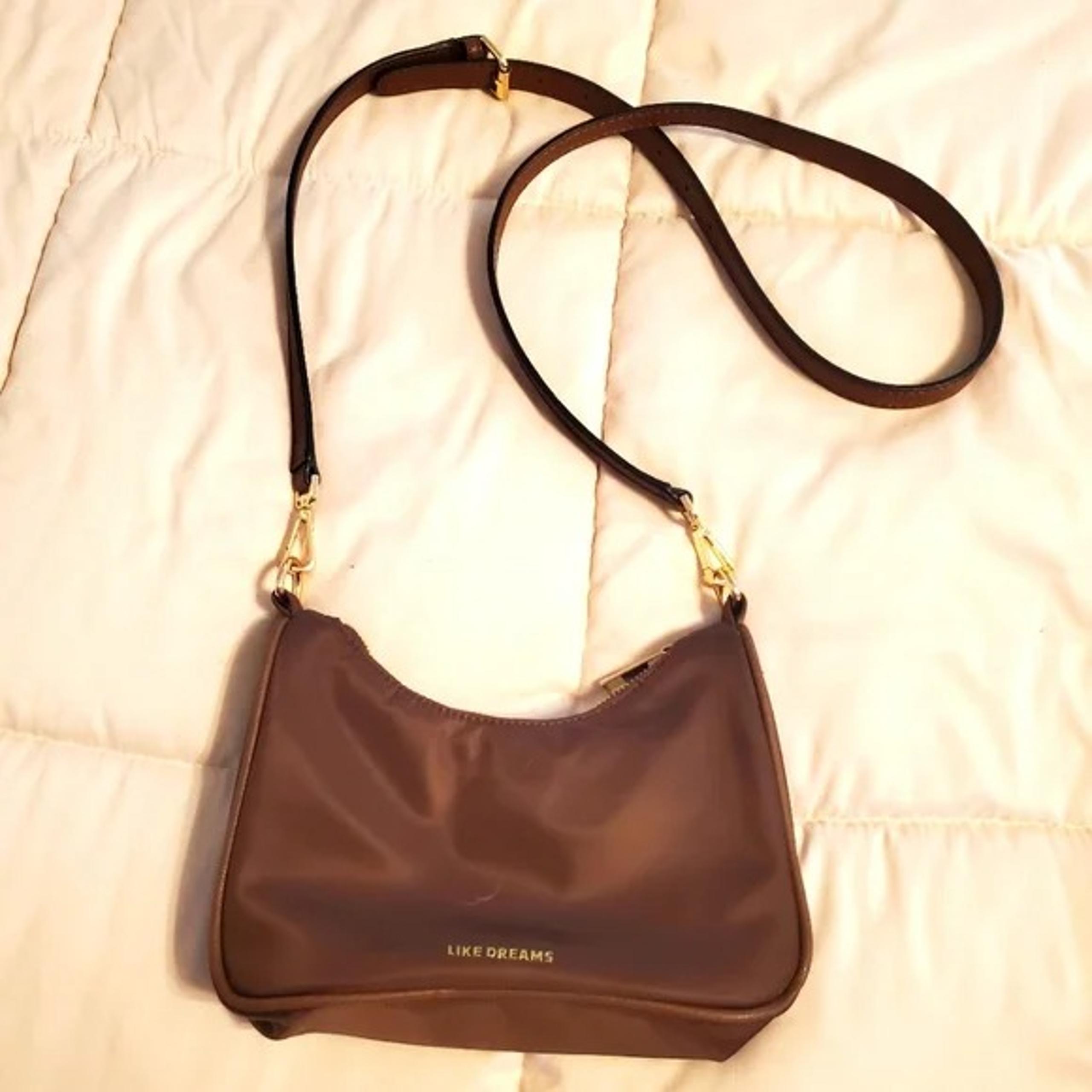 Like Dreams Brown Nylon Crossbody Bag