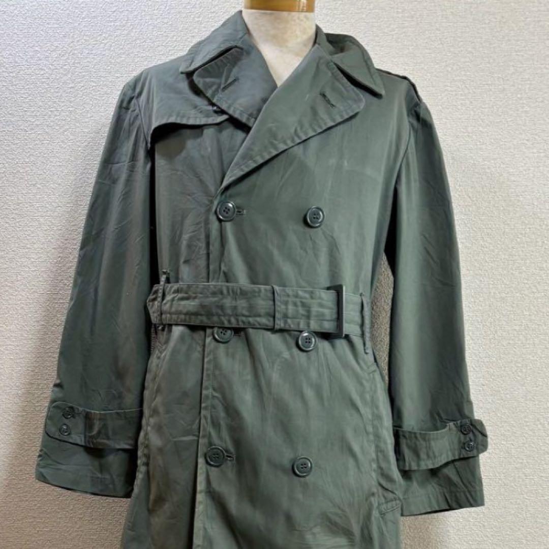 Rare US Military Genuine 60s 70s Trench Coat 38R L Size 1969